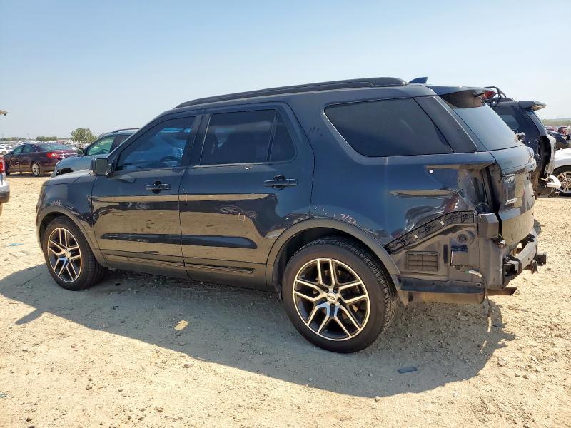 1FM5K8GT6HGA99386 - 2017 FORD EXPLORER SPORT Schwarz Foto 2