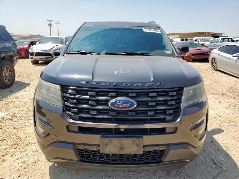 1FM5K8GT6HGA99386 - 2017 FORD EXPLORER SPORT Schwarz Foto 5