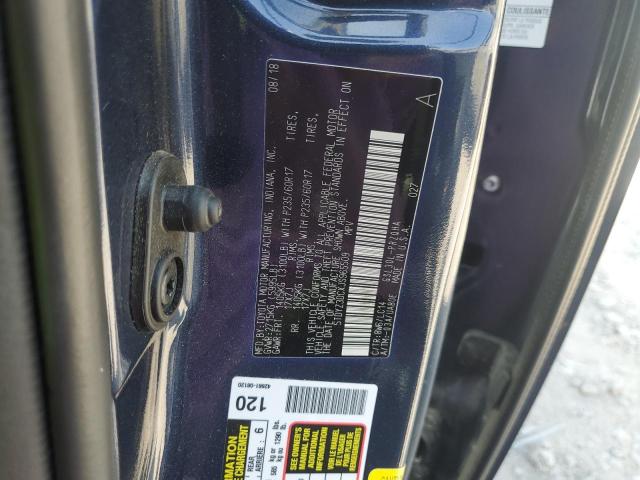 5TDYZ3DCXJS965509 - 2018 TOYOTA SIENNA XLE Көк фото 13