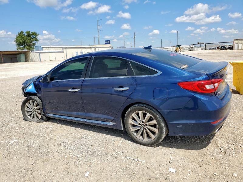 5NPE34AF8HH570074 - 2017 HYUNDAI SONATA SPORT 蓝色 照片 2