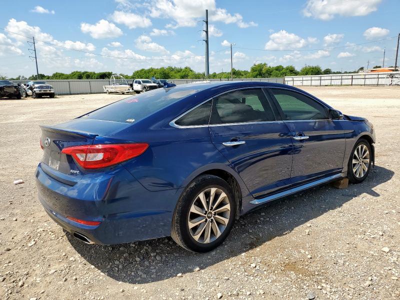 5NPE34AF8HH570074 - 2017 HYUNDAI SONATA SPORT 蓝色 照片 3