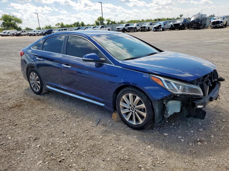 5NPE34AF8HH570074 - 2017 HYUNDAI SONATA SPORT 蓝色 照片 4