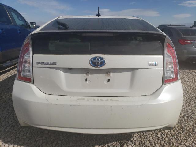 JTDKN3DU0D5702207 - 2013 TOYOTA PRIUS WHITE photo 6