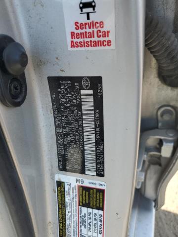 4T1BK46K49U083338 - 2009 TOYOTA CAMRY SE SILVER photo 12