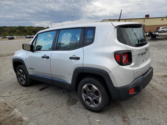 ZACCJBAT8FPC19581 - 2015 JEEP RENEGADE SPORT SILVER photo 2