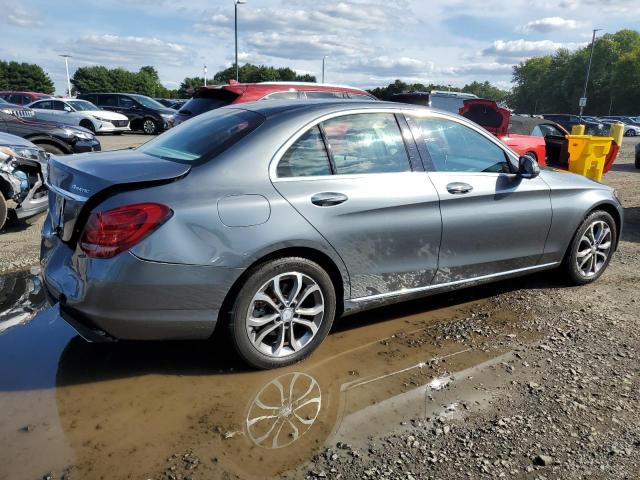 55SWF4KB1HU201044 - 2017 MERCEDES-BENZ C 300 4MATIC GRAY photo 3