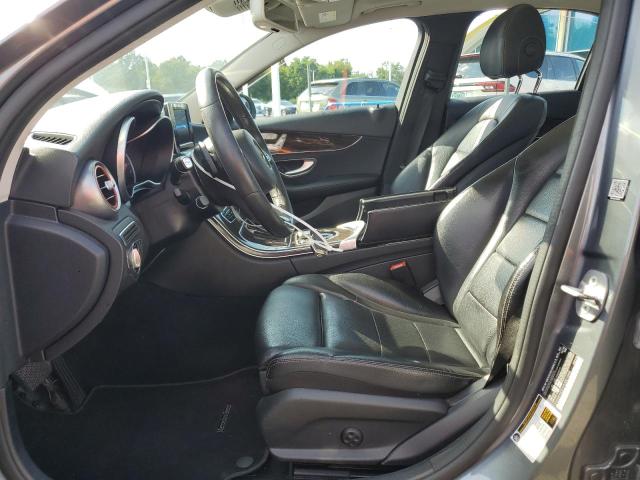 55SWF4KB1HU201044 - 2017 MERCEDES-BENZ C 300 4MATIC GRAY photo 7
