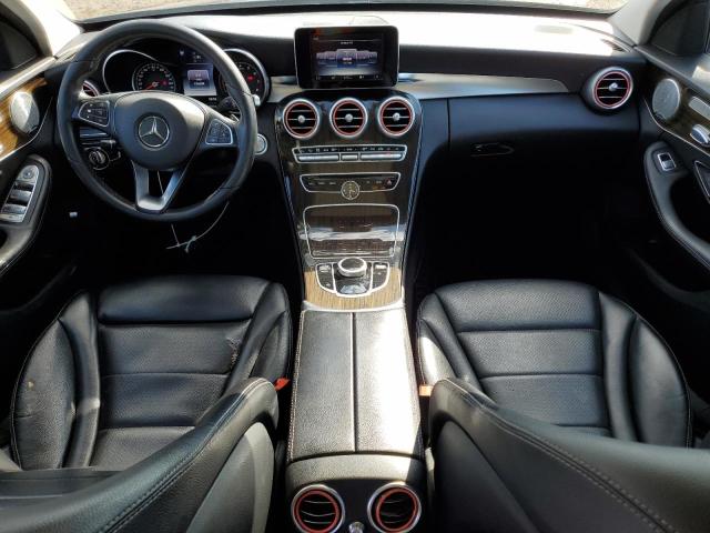 55SWF4KB1HU201044 - 2017 MERCEDES-BENZ C 300 4MATIC GRAY photo 8