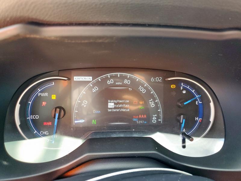 4T3RWRFV5SU177851 - 2025 TOYOTA RAV4 XLE შავი ფოტო 9