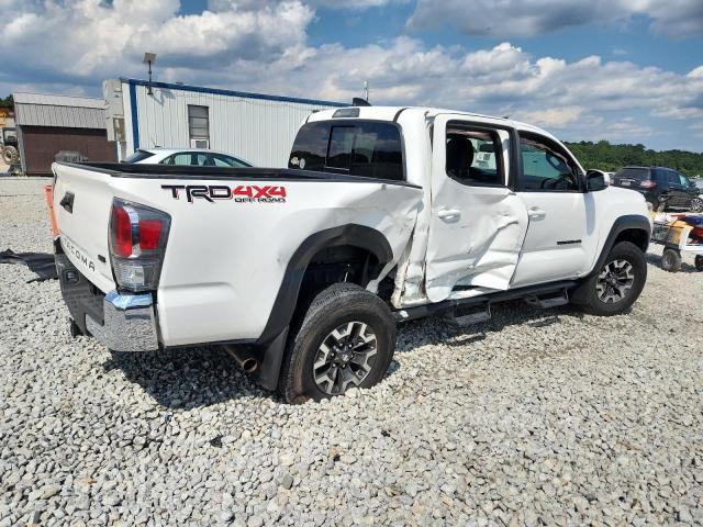 3TMCZ5AN8MM437287 - 2021 TOYOTA TACOMA DOUBLE CAB WHITE photo 3