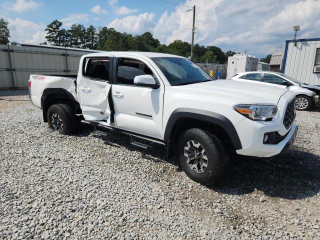 3TMCZ5AN8MM437287 - 2021 TOYOTA TACOMA DOUBLE CAB WHITE photo 4
