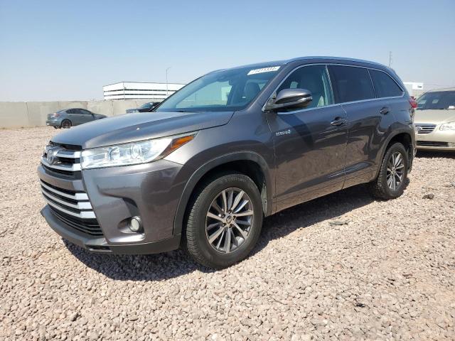 5TDJGRFH2HS034337 - 2017 TOYOTA HIGHLANDER HYBRID GRAY photo 1