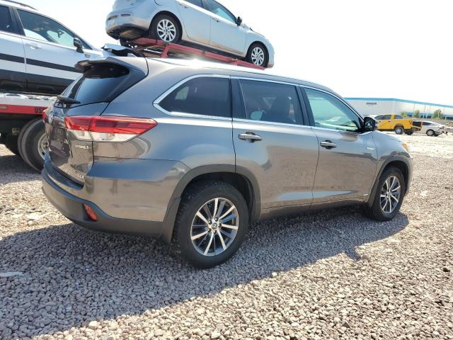 5TDJGRFH2HS034337 - 2017 TOYOTA HIGHLANDER HYBRID GRAY photo 3