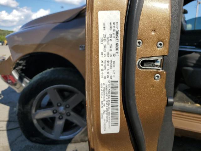 1C6RD7GT1CS154057 - 2012 DODGE RAM 1500 SLT 棕色 照片 12