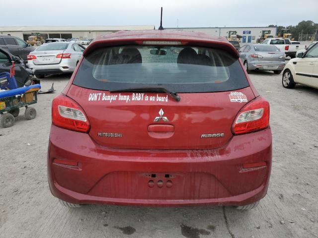 ML32A3HJ8HH000753 - 2017 MITSUBISHI MIRAGE ES MAROON photo 6