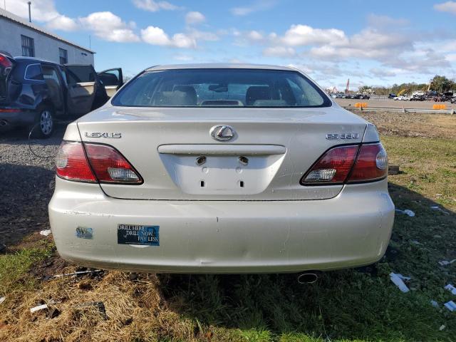 JTHBA30G245037708 - 2004 LEXUS ES 330 CREAM photo 6