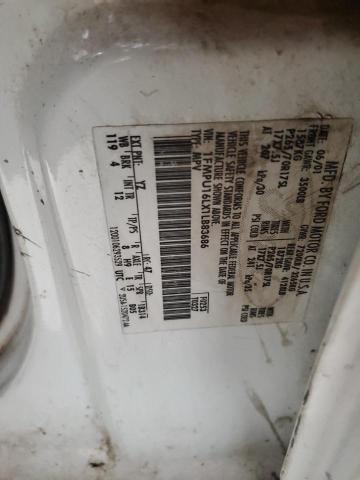 1FMPU16LX1LB83686 - 2001 FORD EXPEDITION XLT 白色 照片 12