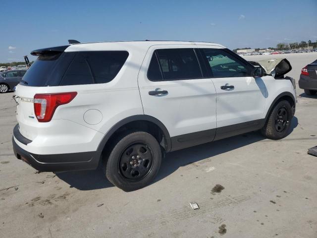 1FM5K8AR0KGB15179 - 2019 FORD EXPLORER POLICE INTERCEPTOR 白色 照片 3