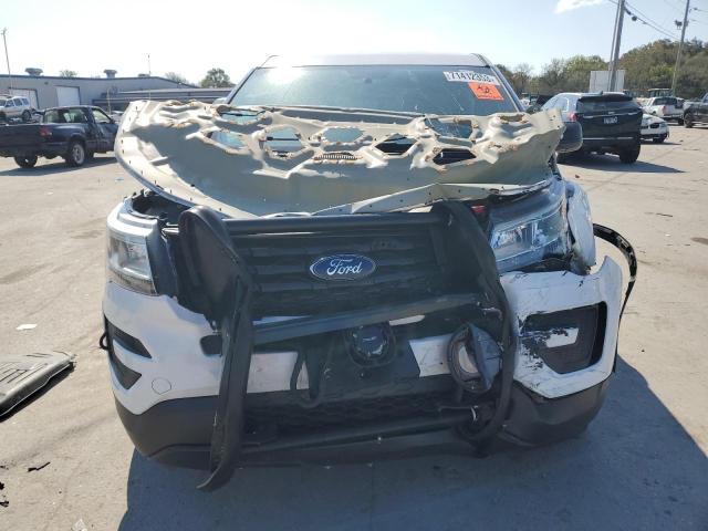 1FM5K8AR0KGB15179 - 2019 FORD EXPLORER POLICE INTERCEPTOR 白色 照片 5