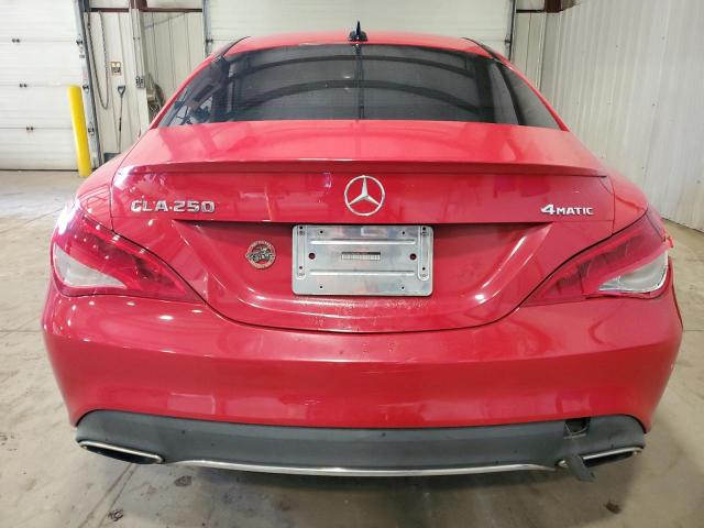 WDDSJ4GB2HN473407 - 2017 MERCEDES-BENZ CLA 250 4MATIC RED photo 6