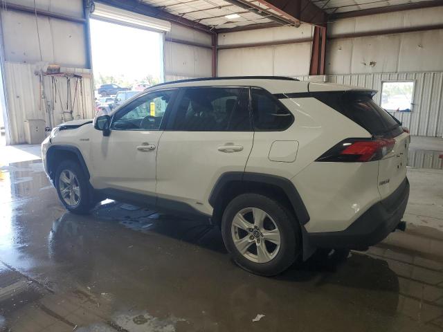 4T3R6RFV1MU007635 - 2021 TOYOTA RAV4 XLE WHITE photo 2