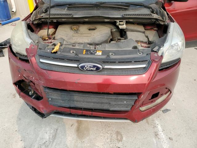 1FMCU9H91DUC86007 - 2013 FORD ESCAPE SEL 红色 照片 12