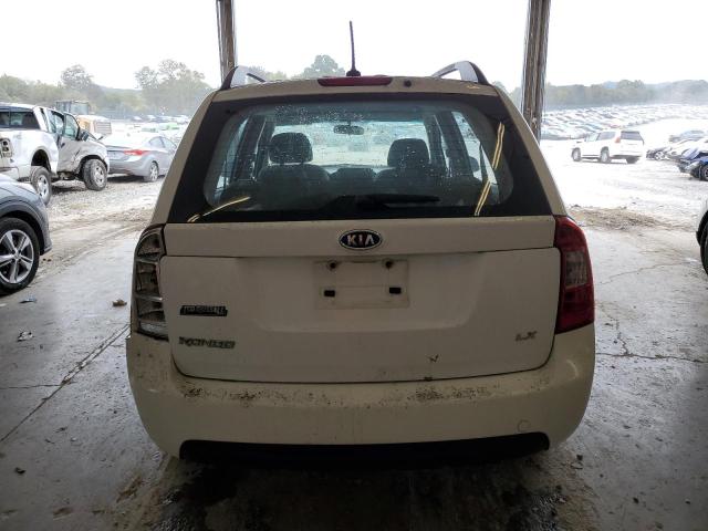 KNAFG528897246351 - 2009 KIA RONDO BASE WHITE photo 6