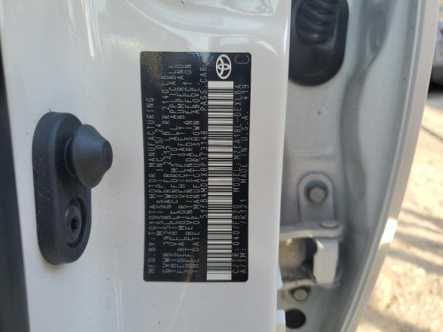 5YFB4MDEXRP173148 - 2024 TOYOTA COROLLA LE WHITE photo 13