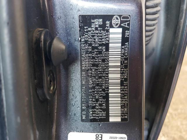 2T1BU4EEXBC695606 - 2011 TOYOTA COROLLA BASE 灰色 照片 13