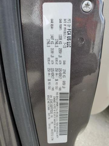 2C4RC1BG8FR755202 - 2015 CHRYSLER TOWN & COU TOURING GRAY photo 13