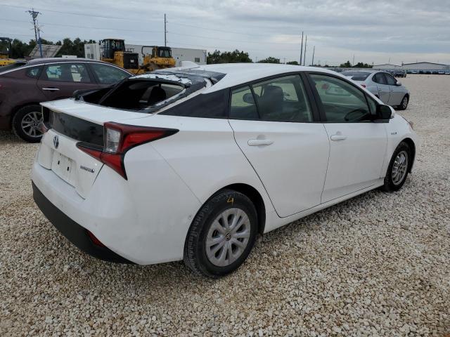 JTDKARFU3L3110029 - 2020 TOYOTA PRIUS L WHITE photo 3