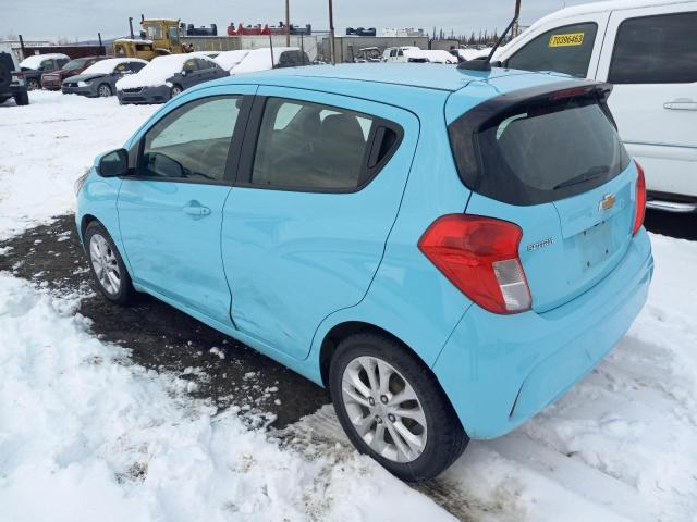 KL8CD6SA9MC741139 - 2021 CHEVROLET SPARK 1LT TURQUOISE photo 2