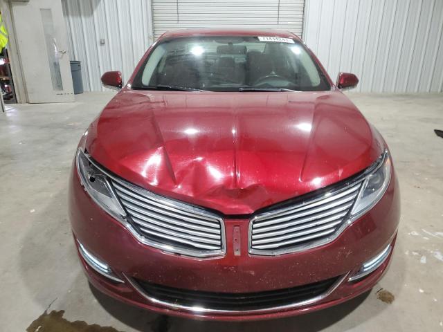 3LN6L2G98FR602621 - 2015 LINCOLN MKZ RED photo 5