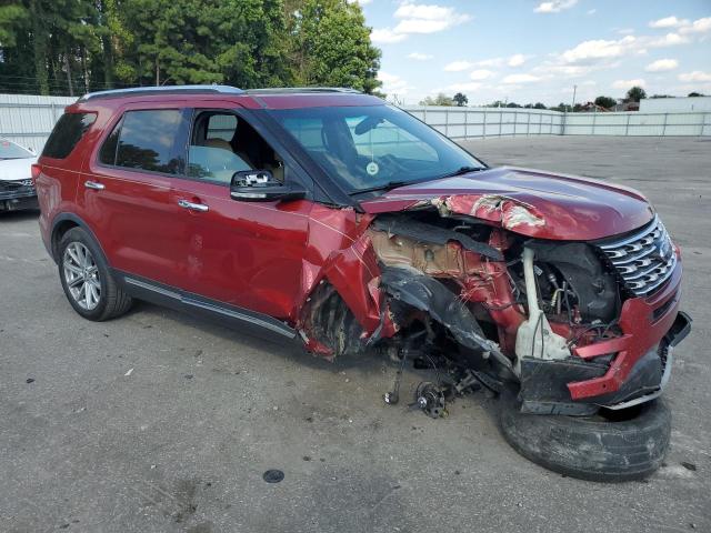 1FM5K7F81GGC49023 - 2016 FORD EXPLORER LIMITED 勃艮第红 照片 4