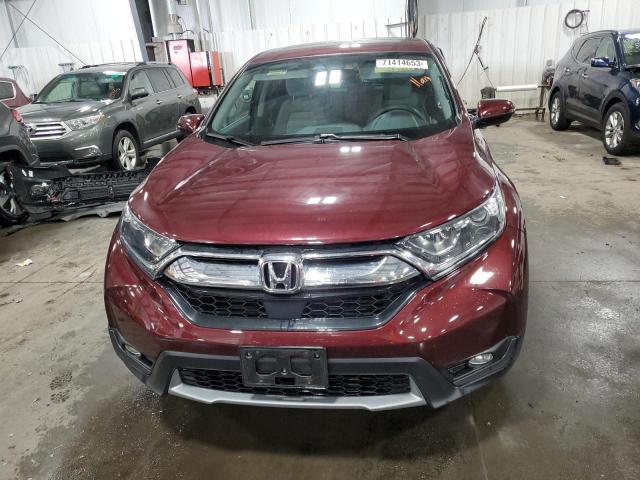 5J6RW2H57JL031855 - 2018 HONDA CR-V EX ბურგუნდია ფოტო 5
