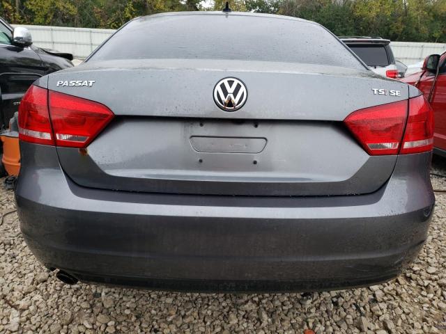 1VWBS7A37EC116710 - 2014 VOLKSWAGEN PASSAT SE GRAY photo 6