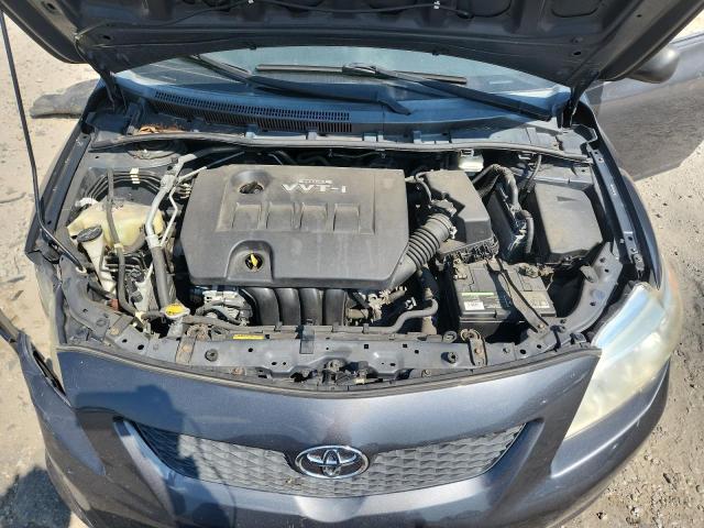 2T1BU4EE8AC511052 - 2010 TOYOTA COROLLA BASE GRAY photo 11