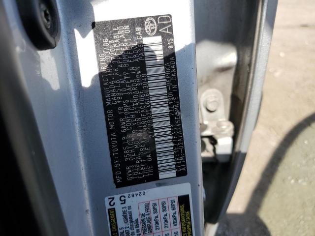 2T1BR32EX6C663048 - 2006 TOYOTA COROLLA CE SILVER photo 12