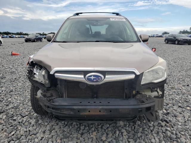 JF2SJAEC9EH454367 - 2014 SUBARU FORESTER 2.5I PREMIUM TAN photo 5