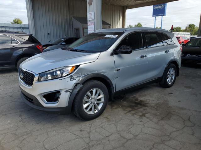 5XYPG4A35GG019707 - 2016 KIA SORENTO LX SILVER photo 1