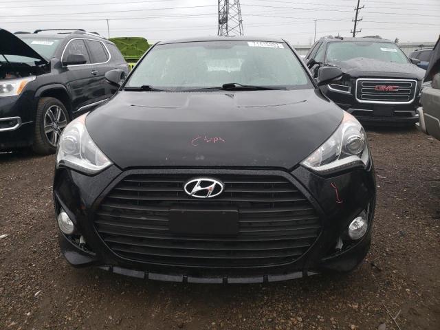 KMHTC6AE3DU133539 - 2013 HYUNDAI VELOSTER TURBO BLACK photo 5