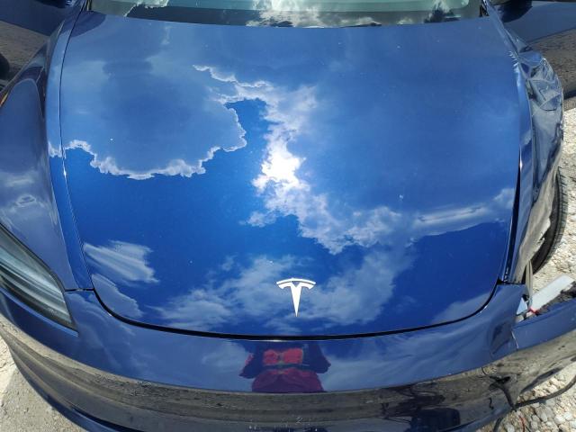 5YJ3E1EA0SF986298 - 2025 TESLA MODEL 3 BLUE photo 11