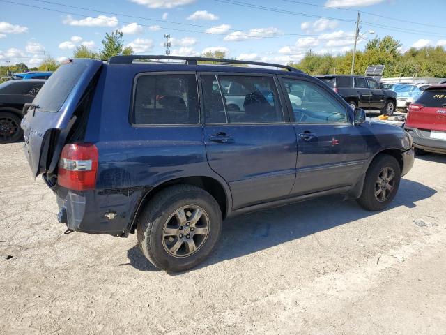 JTEEP21A940001279 - 2004 TOYOTA HIGHLANDER BLUE photo 3