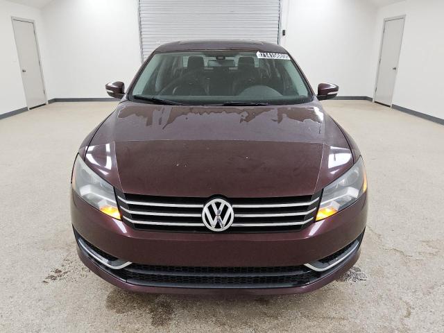 1VWBS7A37EC048912 - 2014 VOLKSWAGEN PASSAT SE მუქწითელი ფოტო 5