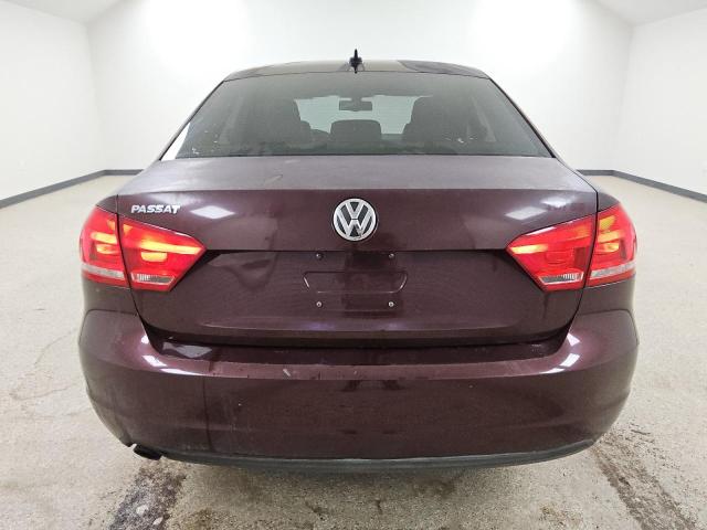 1VWBS7A37EC048912 - 2014 VOLKSWAGEN PASSAT SE მუქწითელი ფოტო 6