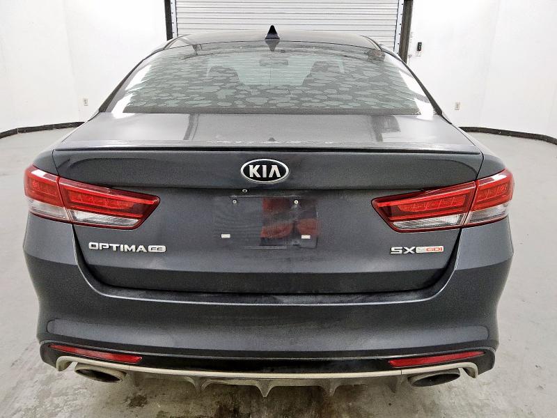 5XXGW4L27GG090693 - 2016 KIA OPTIMA SX Szary zdjęcie 6