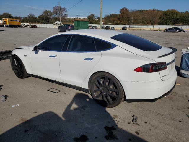 5YJSA1S17EFP31941 - 2014 TESLA MODEL S Սպիտակ լուսանկար 2