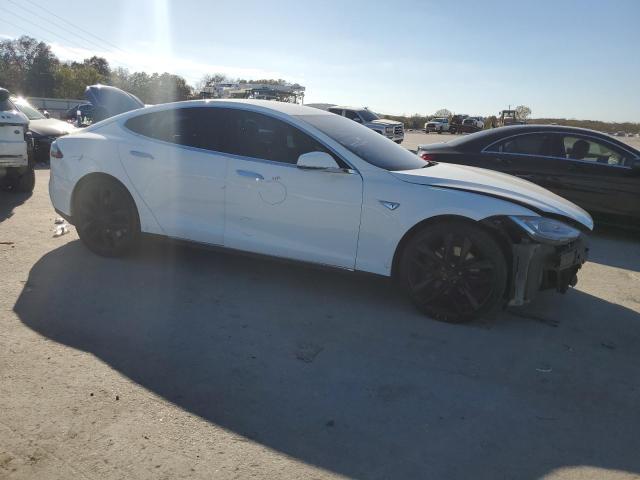 5YJSA1S17EFP31941 - 2014 TESLA MODEL S Սպիտակ լուսանկար 4