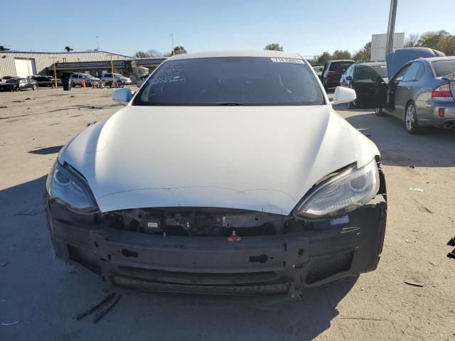5YJSA1S17EFP31941 - 2014 TESLA MODEL S Սպիտակ լուսանկար 5