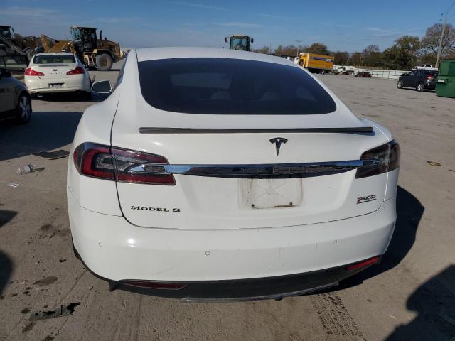 5YJSA1S17EFP31941 - 2014 TESLA MODEL S Սպիտակ լուսանկար 6